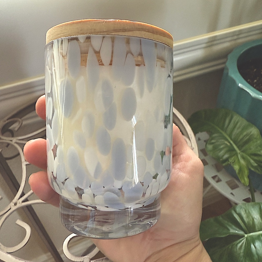 Glass Candle — Sea Salt & Bergamot - 8 Oz, Overjoyed Boutique - Picture 12 of 12